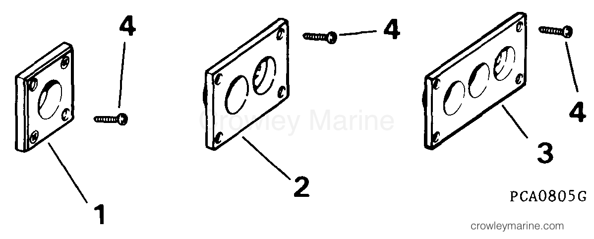 1994 Rigging Accessories - Instruments - BEZEL KITS - IGNITION