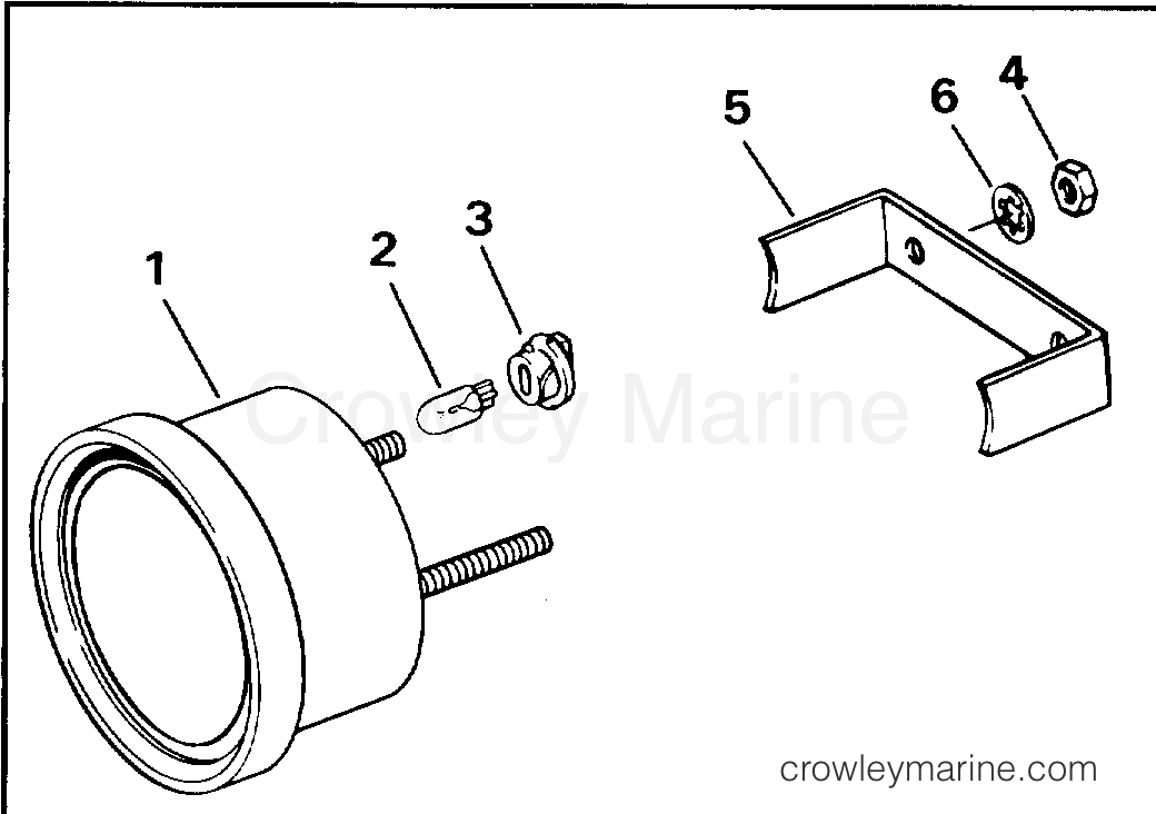 1996 Outboard 200 - SJ200WTPLA - OMC SYSTEM CHECK     TACHOMETER KIT