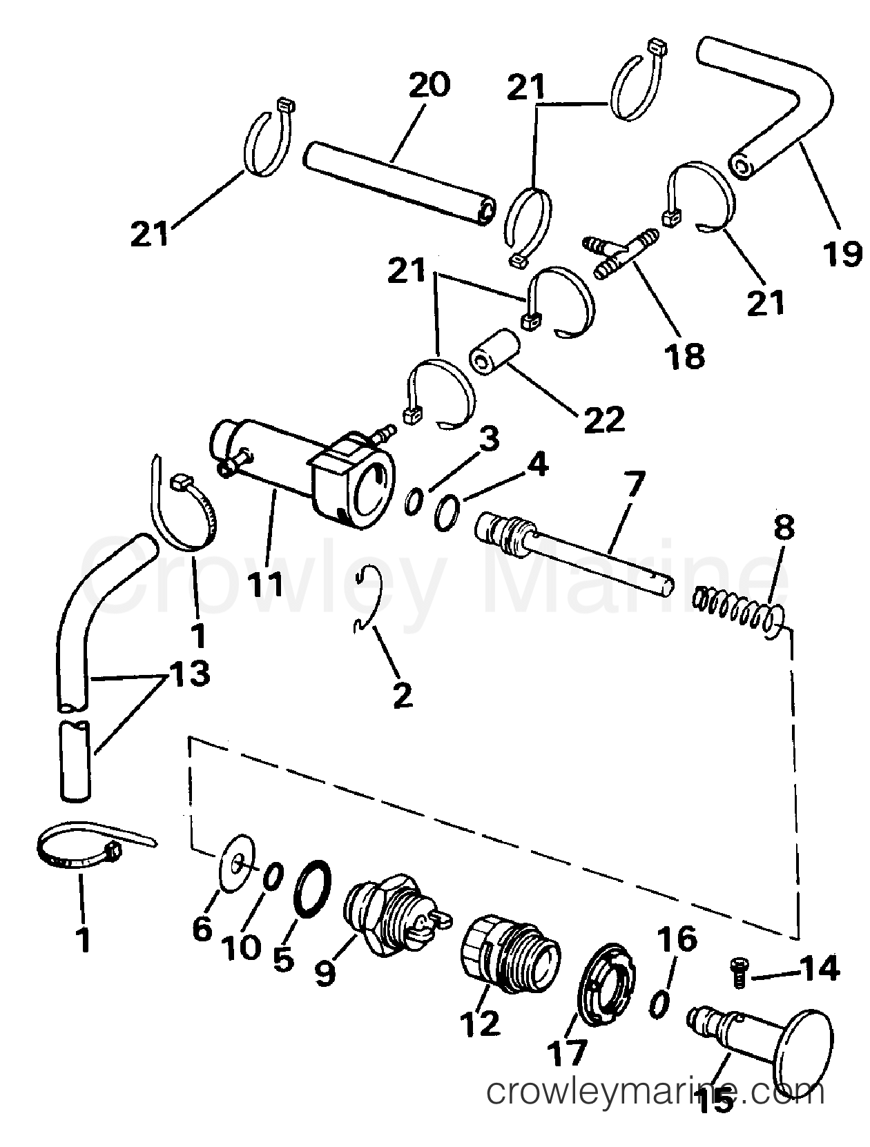 1989 Outboard 30 - J30TECED - PRIMER SYSTEM