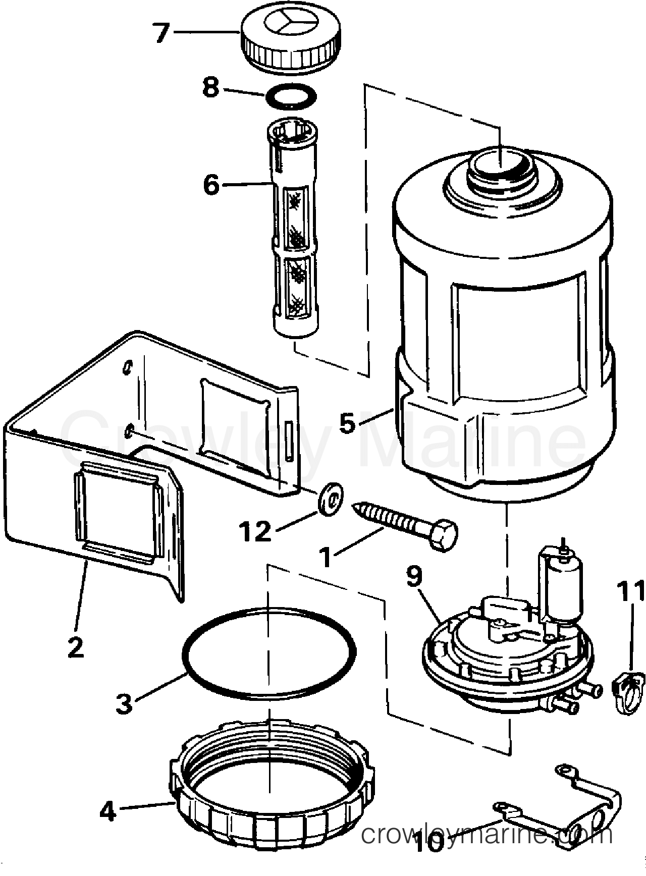 1991 Rigging Accessories - Fuel System - ACCUMIX R REMOTE MOUNT