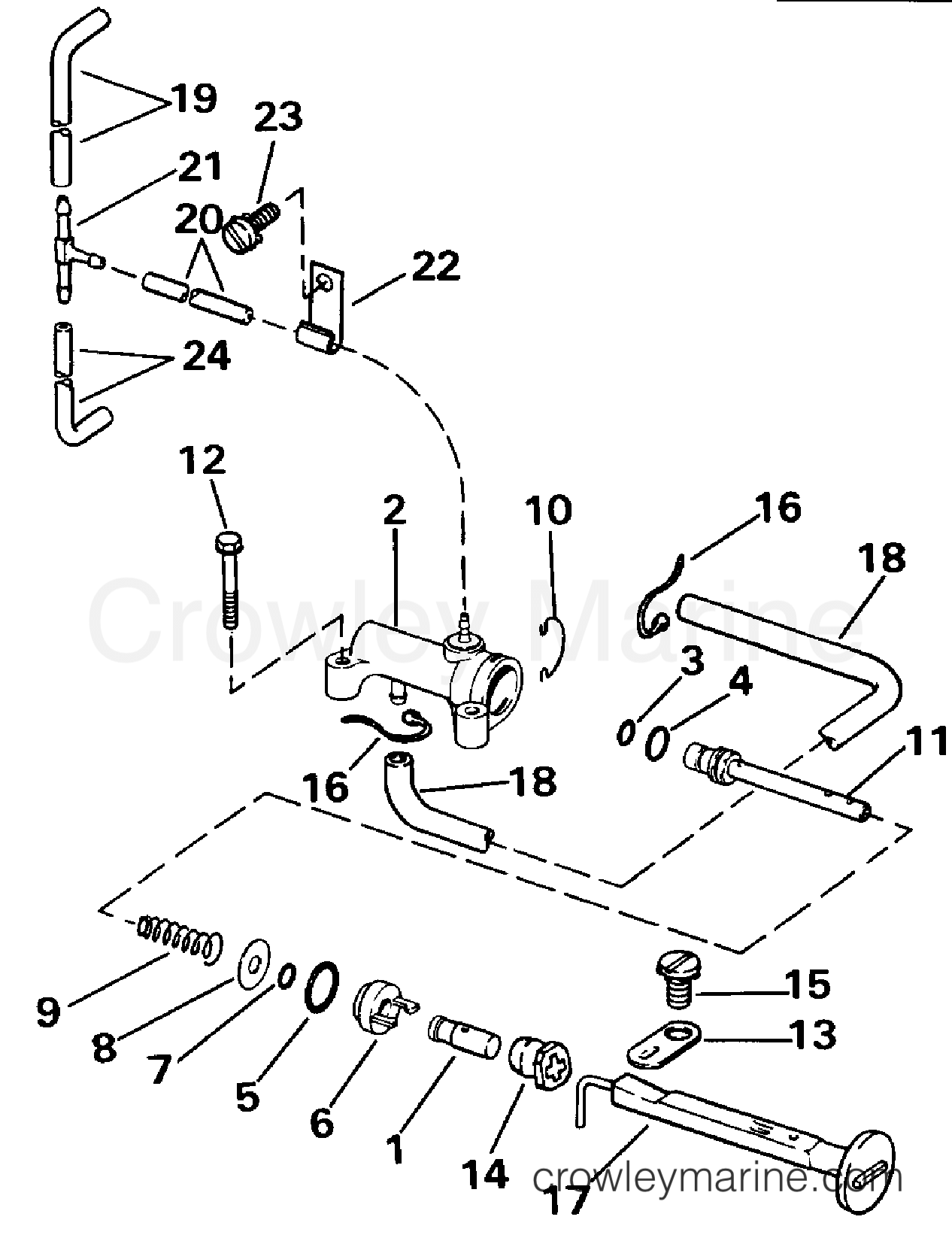1993 Outboard 45 - J45RCLETB - PRIMER SYSTEM