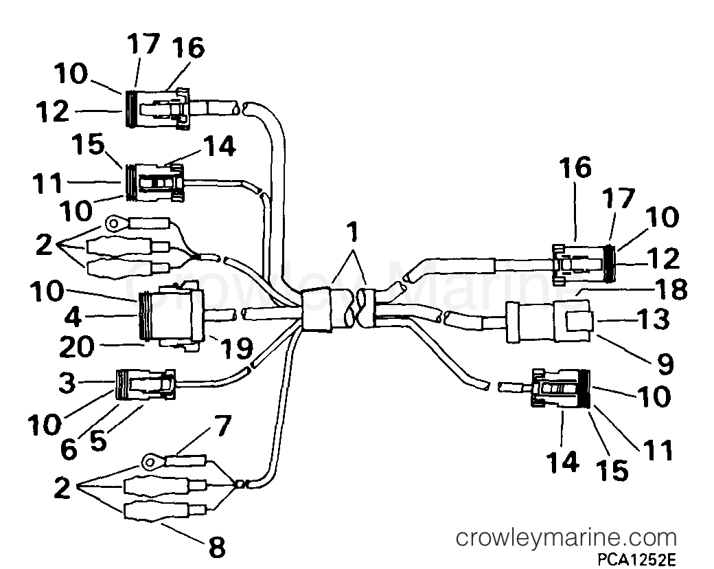 1999 Rigging Accessories - Electrical System - INSTRUMENT CABLE