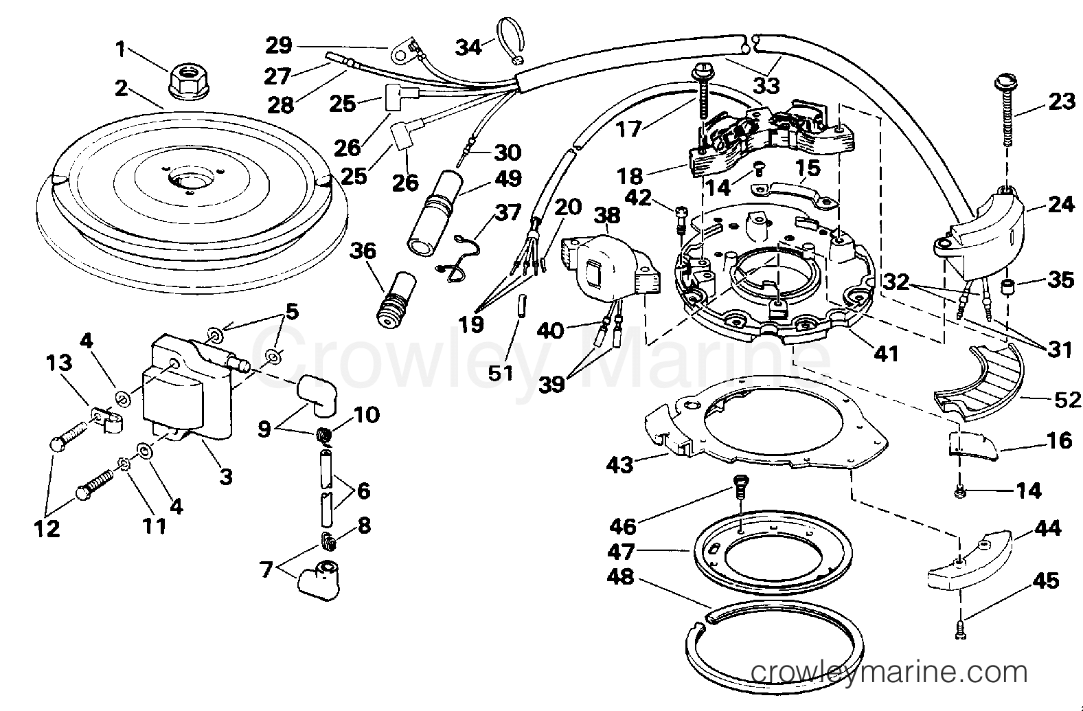 1991 Outboard 25 - E25RWLEIM - IGNITION