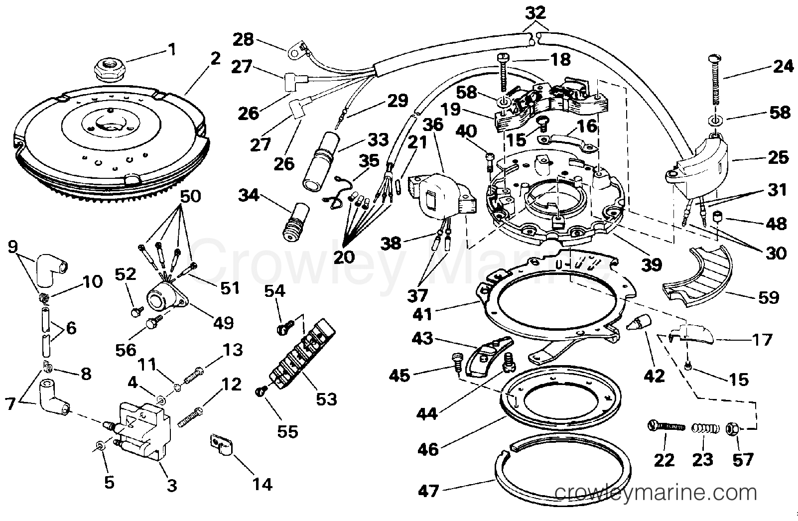 1992 Outboard 9.9 - TE10RELENA - IGNITION