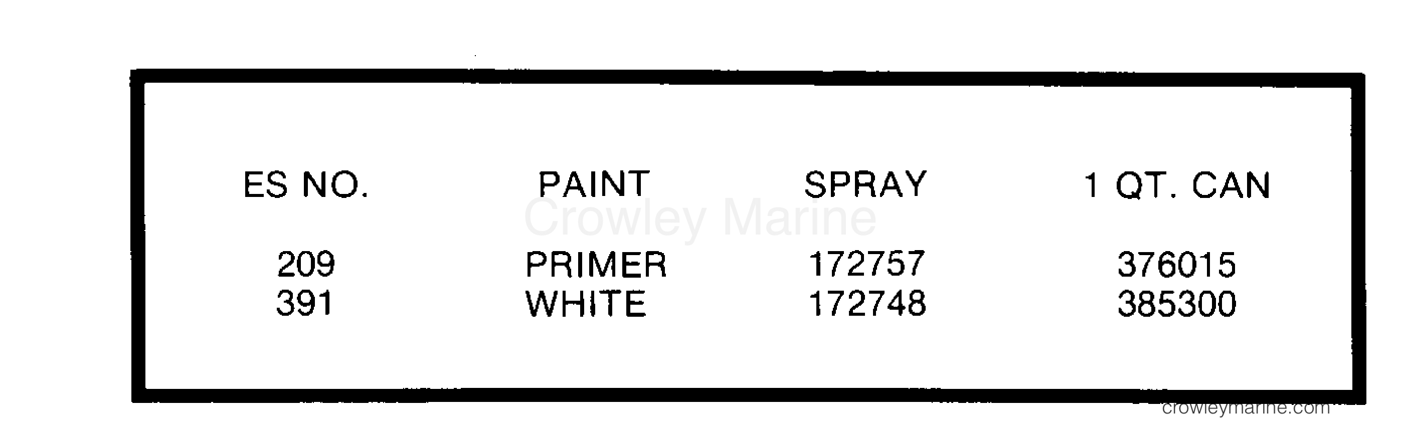 1980 Outboard 4 - J4WCSS - PAINT