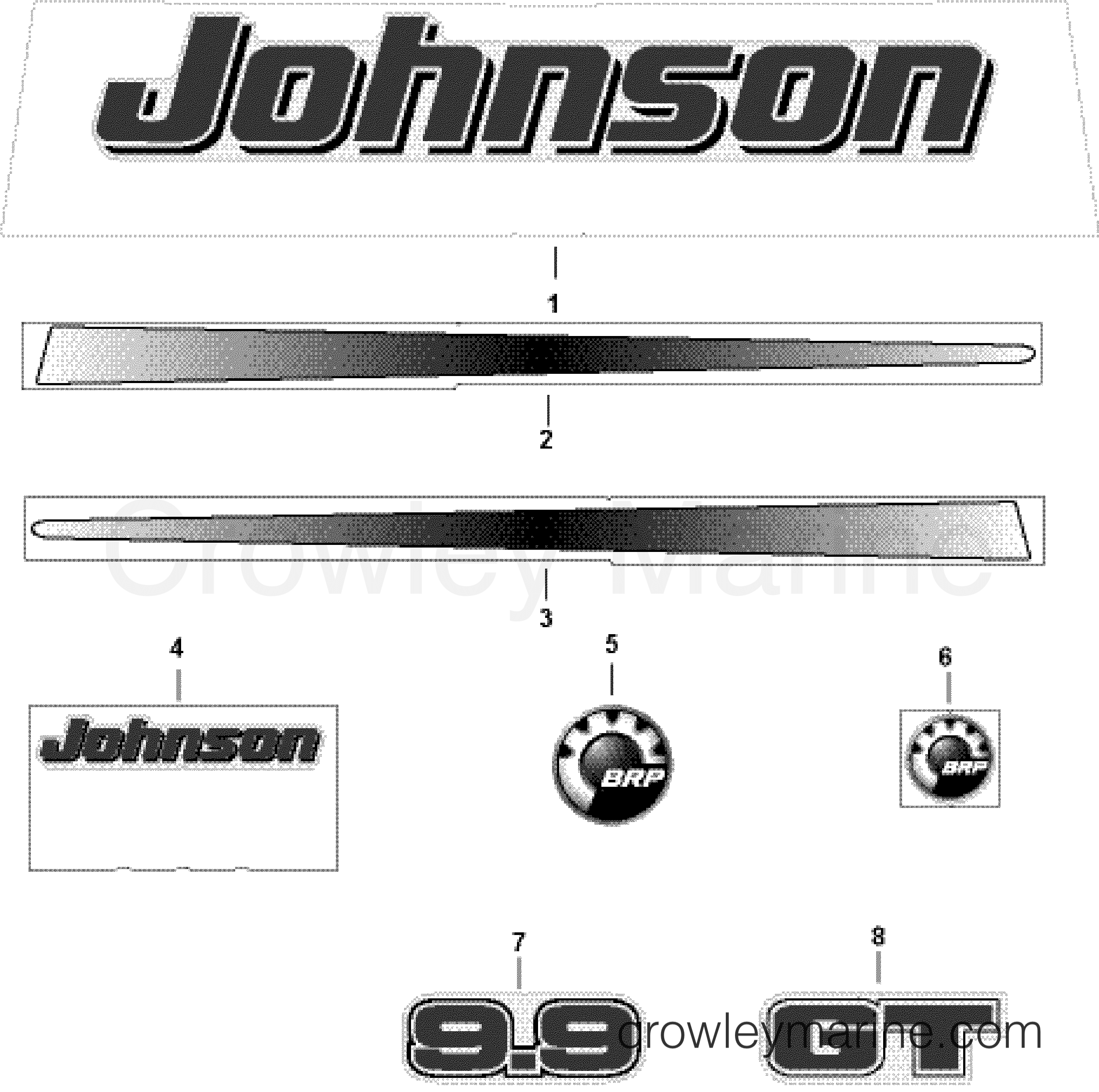 2006 Outboard 10 - BJ10RHLSDA - DECALS