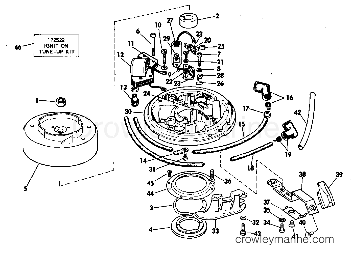 1981 Outboard 4 - J4BRCIC - MAGNETO