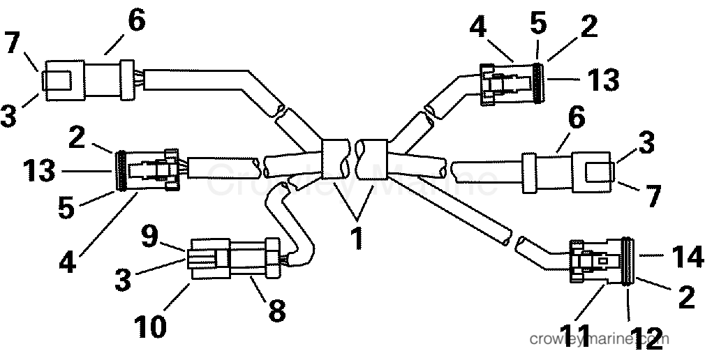 2003 Outboard 50 - J50PLSTD - EXTENSION CABLE