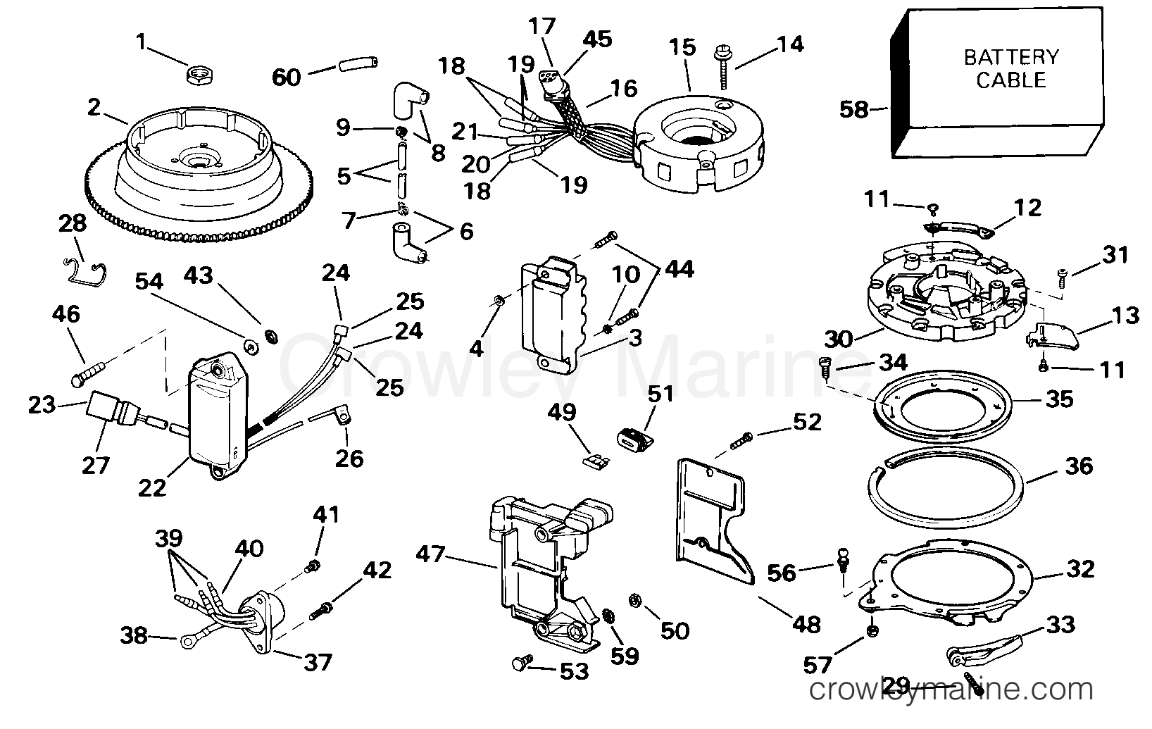 2000 Outboard 10 - J10RSSA - IGNITION-ELECTRIC