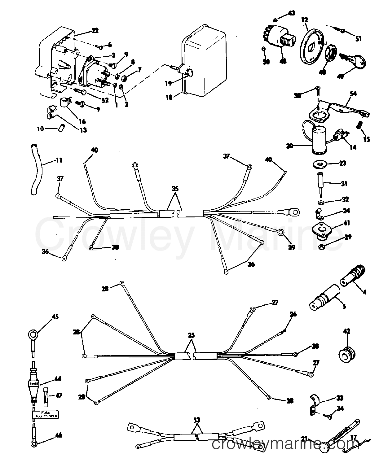 1983 Rigging Accessories - Electrical System - REMOTE STARTING KIT 9.9, 15