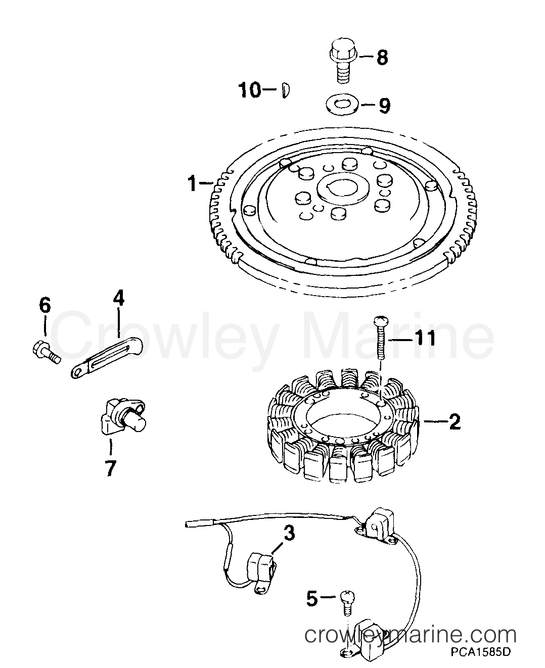 1999 Outboard 50 - E50PL4EES - FLYWHEEL