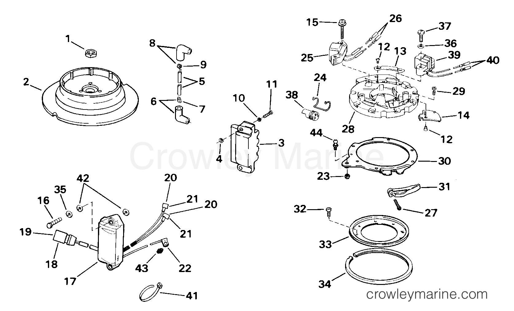 2000 Outboard 15 - J15WRSSC - IGNITION