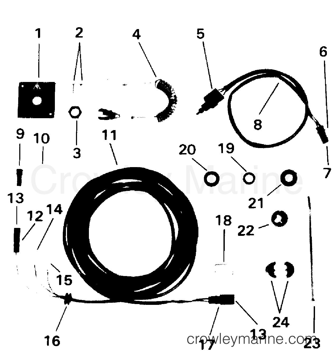 1993 Rigging Accessories - Electrical System - EMERGENCY IGNITION STOP SWITCH - DASH MOUNT