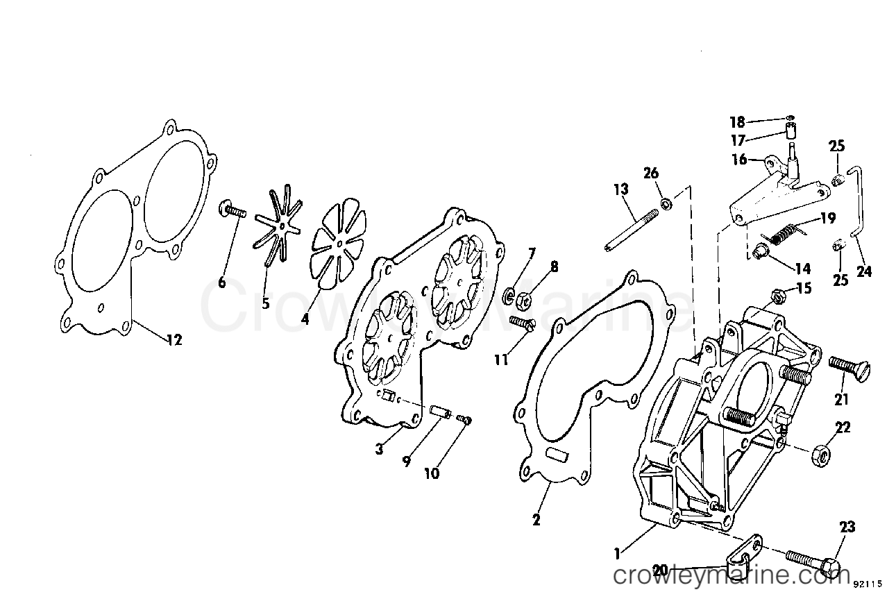 1979 Outboard 35 - 35E79A - INTAKE MANIFOLD