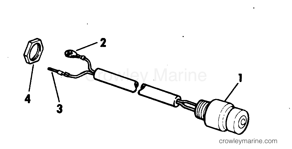 1978 Outboard 9.9 - 10E78M - SHORTING SWITCH