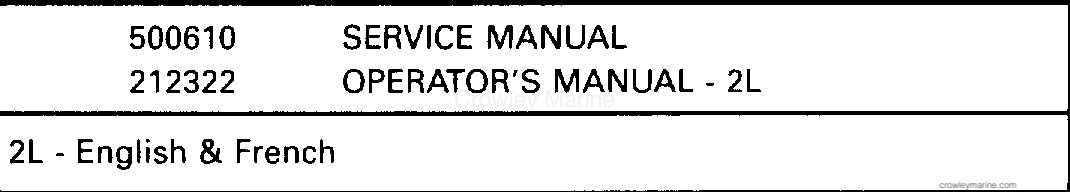 1994 Evinrude Outboards 100 - E100WTLERS - LITERATURE section