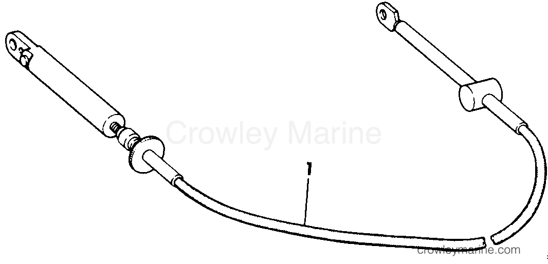 1991 Rigging OMC Stern Drive - All Models - OMC SNAP-IN CABLES