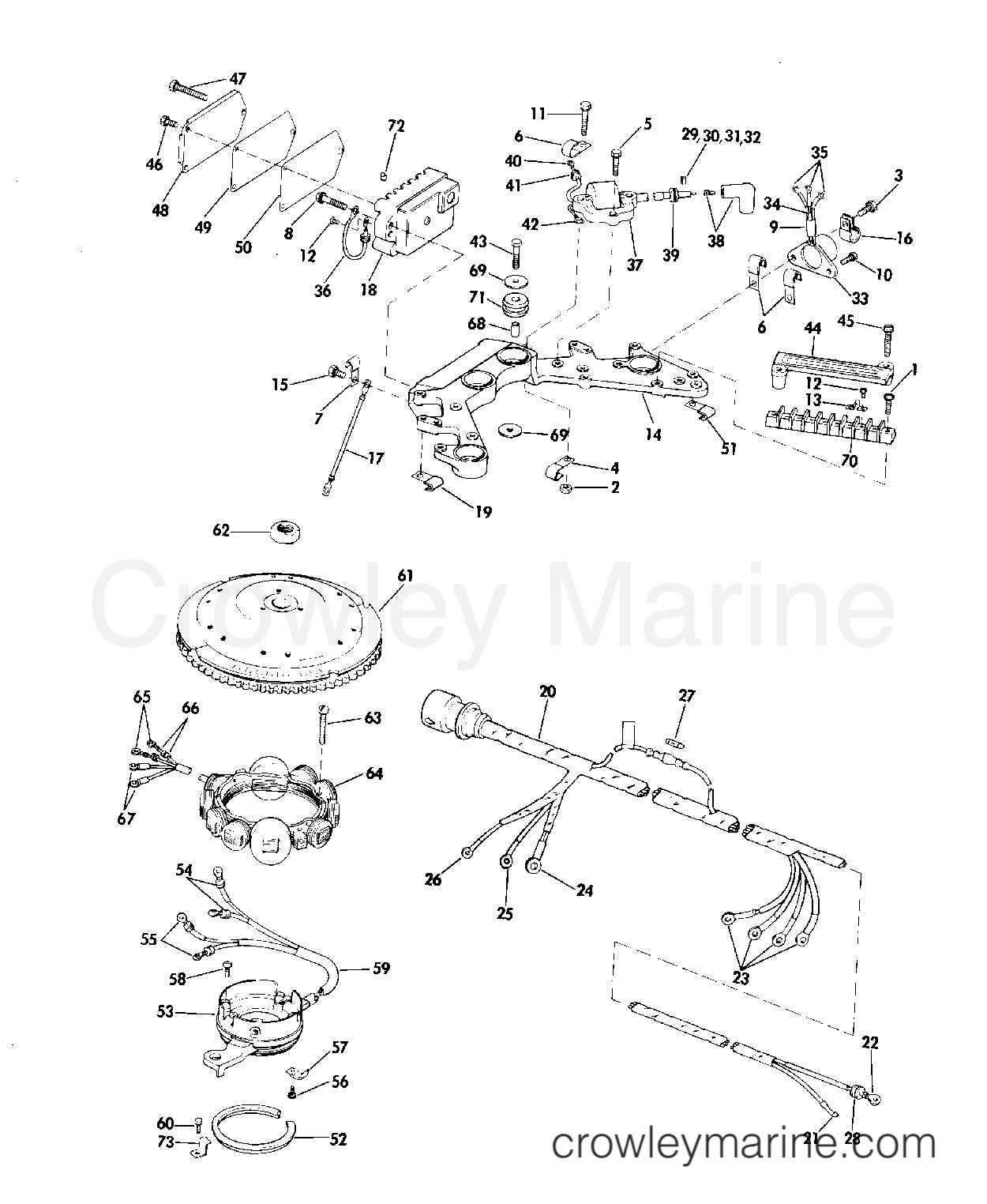 1975 Outboard 135 - 135ESL75E - IGNITION SYSTEM