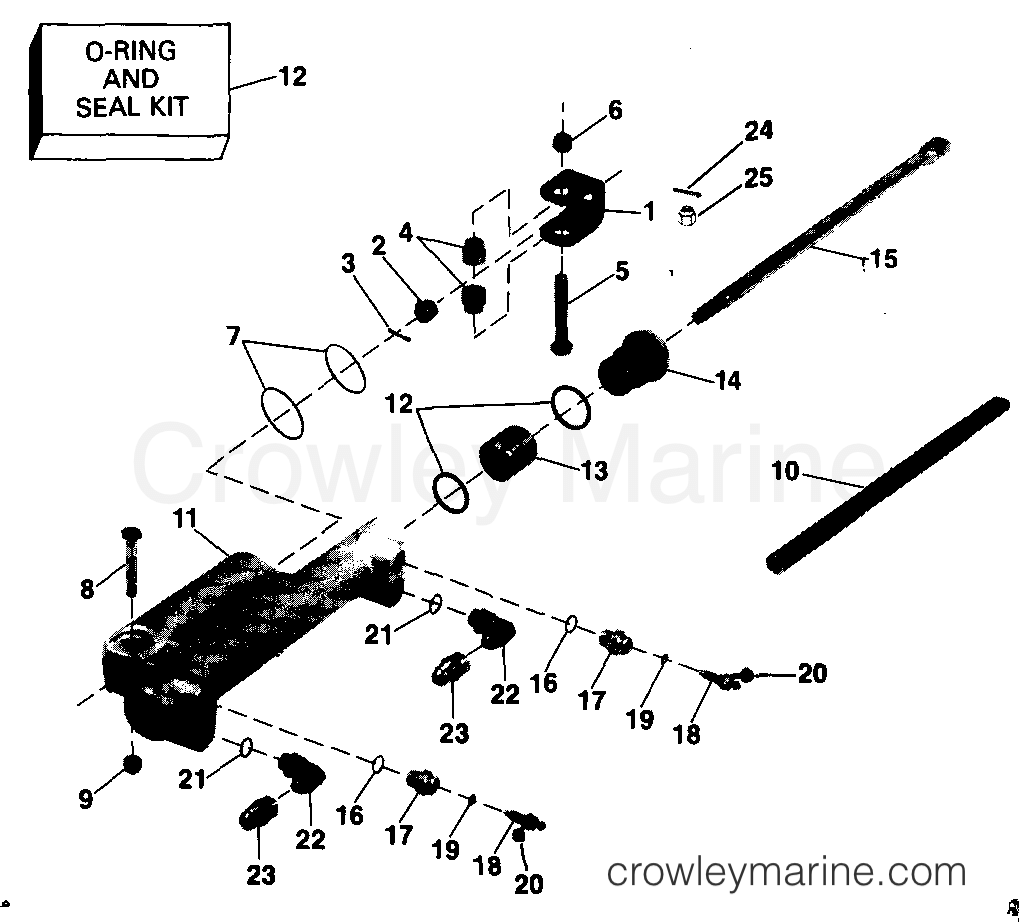 1991 Rigging Accessories - Steering - HYDRAULIC STEERING KIT