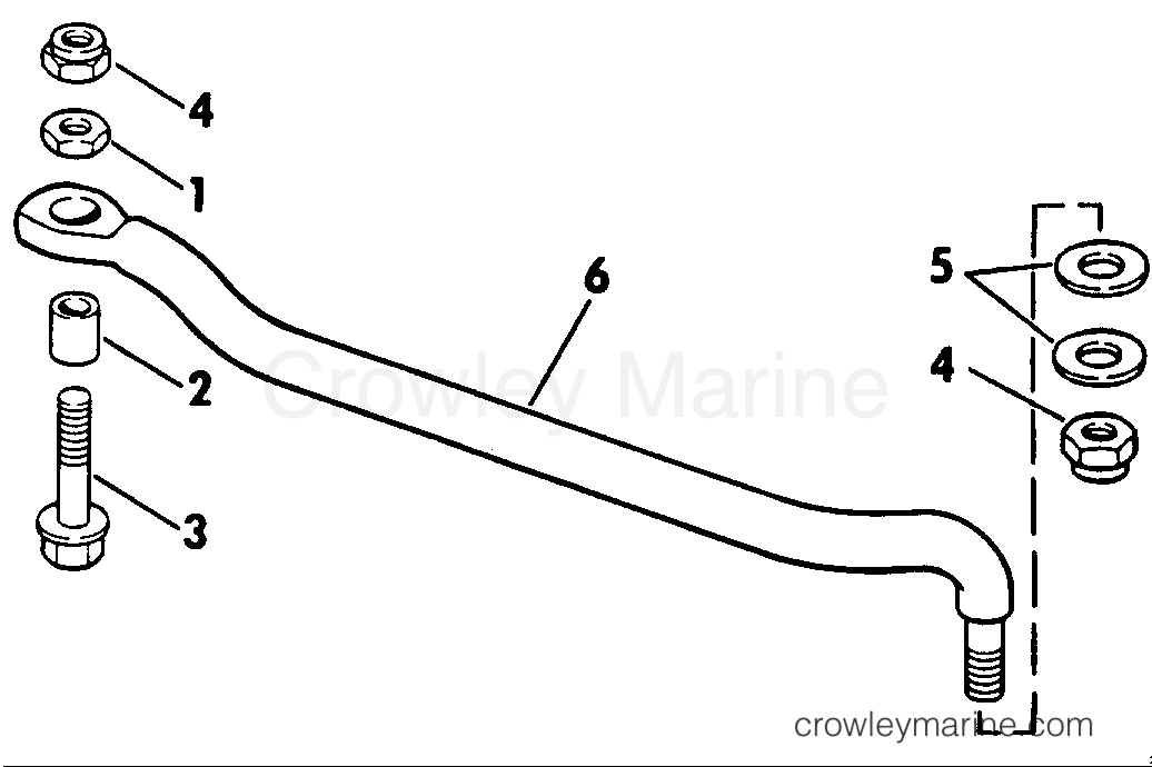 1988 Outboard 30 - J30TECCE - STEERING CONNECTOR KIT