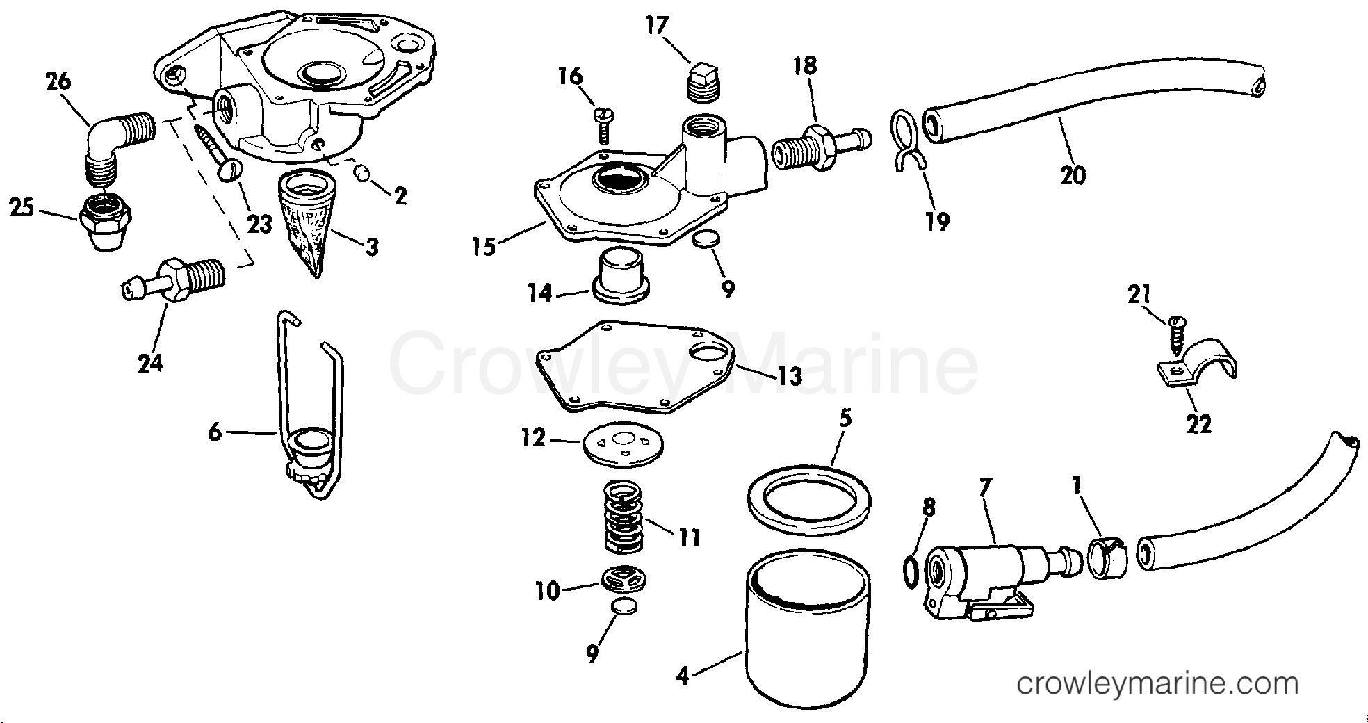 1987 Rigging Accessories - Fuel System - PRIMER PUMP KIT
