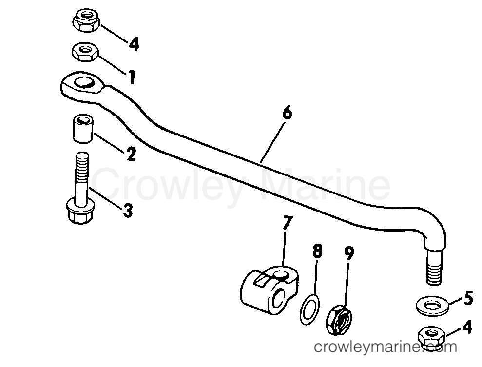 1983 Rigging Accessories - Steering - STEERING CONNECTRO KIT 35 - 60