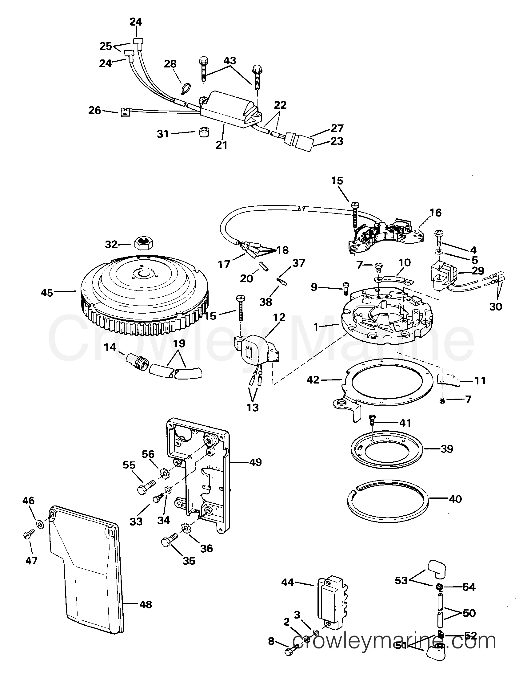 2000 Outboard 40 - J40WRYSSC - IGNITION SYSTEM