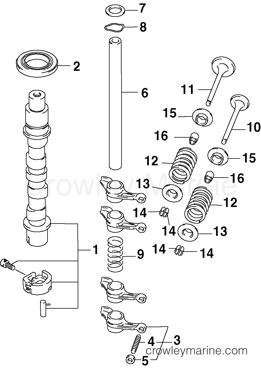 2004 Outboard 10 - J10EL4SRC - CAMSHAFT