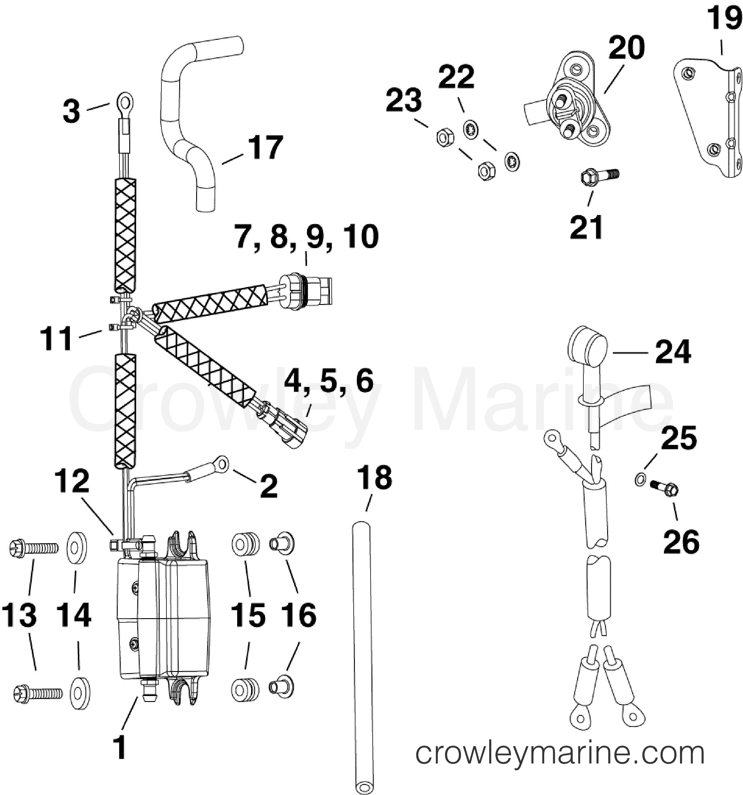2012 Rigging Accessories - ELECTRICAL - BATTERY CHARGING KIT - 25, 30 HP (E-TEC)