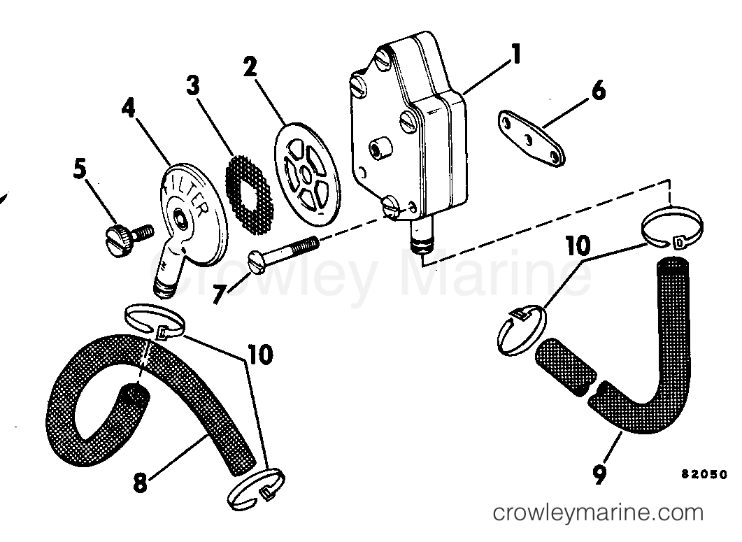 1979 Evinrude Outboards 115 - 115990R FUEL PUMP section