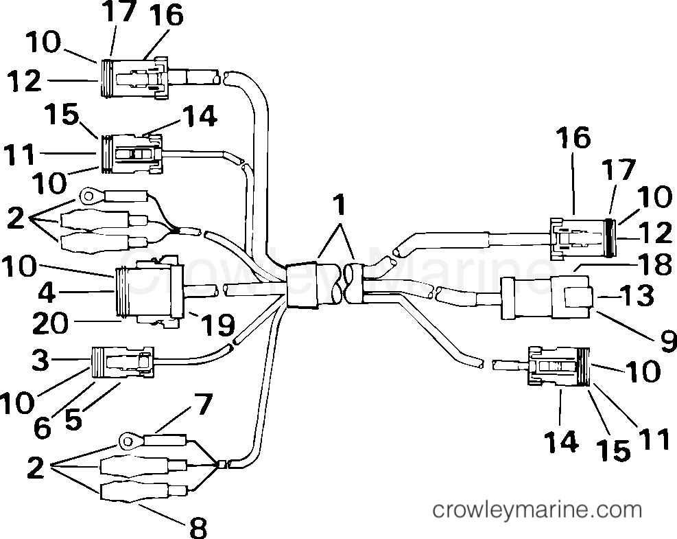 2001-2004 Rigging Accessories - Electrical System - INSTRUMENT CABLE
