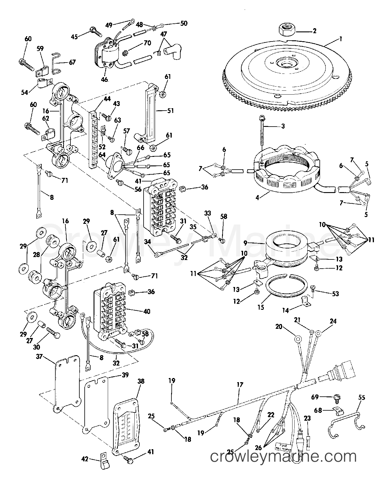 1978 Outboard 200 - 200840R - IGNITION SYSTEM