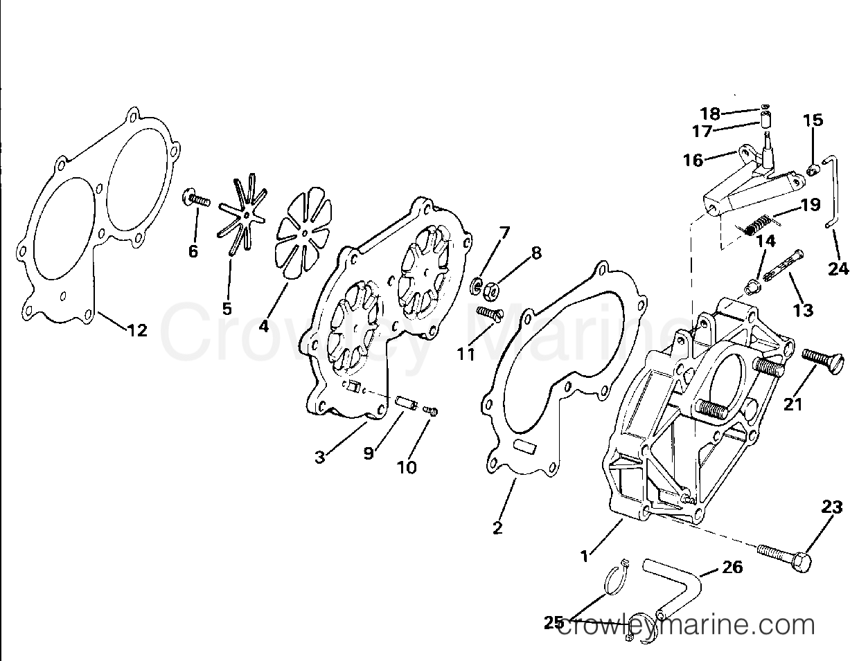 1994 Outboard 25 - J25TEERC - INTAKE MANIFOLD