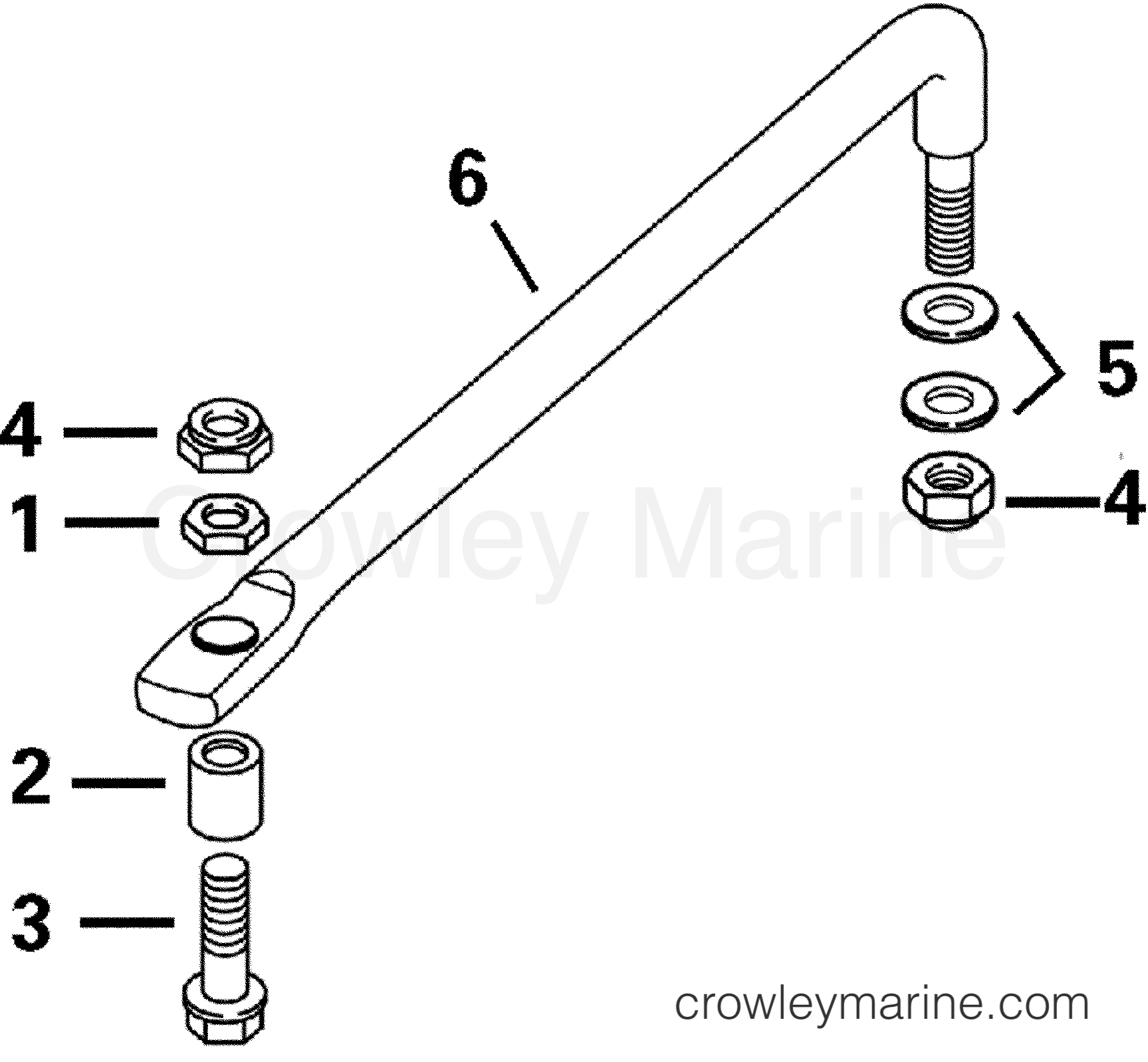 2000 Outboard 65 - J65WELSSC - STEERING LINK KIT