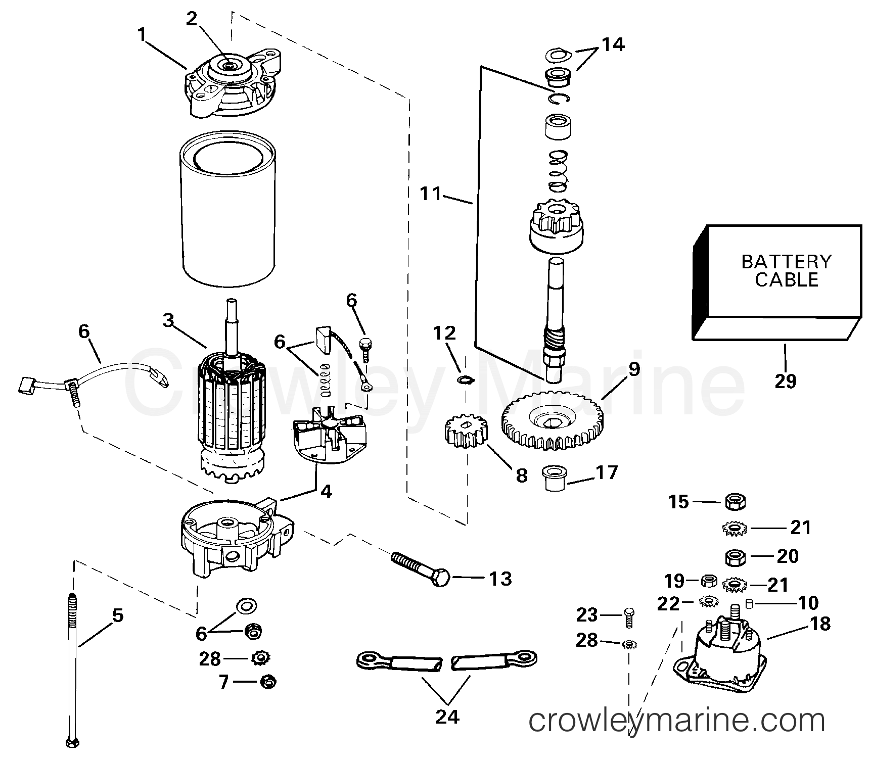 2000 Outboard 90 - E90FPLSSH - ELECTRIC STARTER
