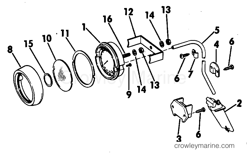 1972 Rigging Accessories - Instruments - SPEEDOMETER KIT - SUN SHADE