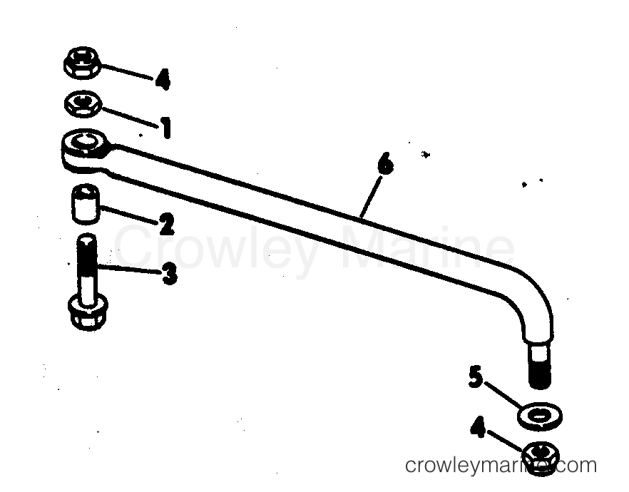 1982 Outboard 35 - J35ECND - STEERING CONNECTOR KIT