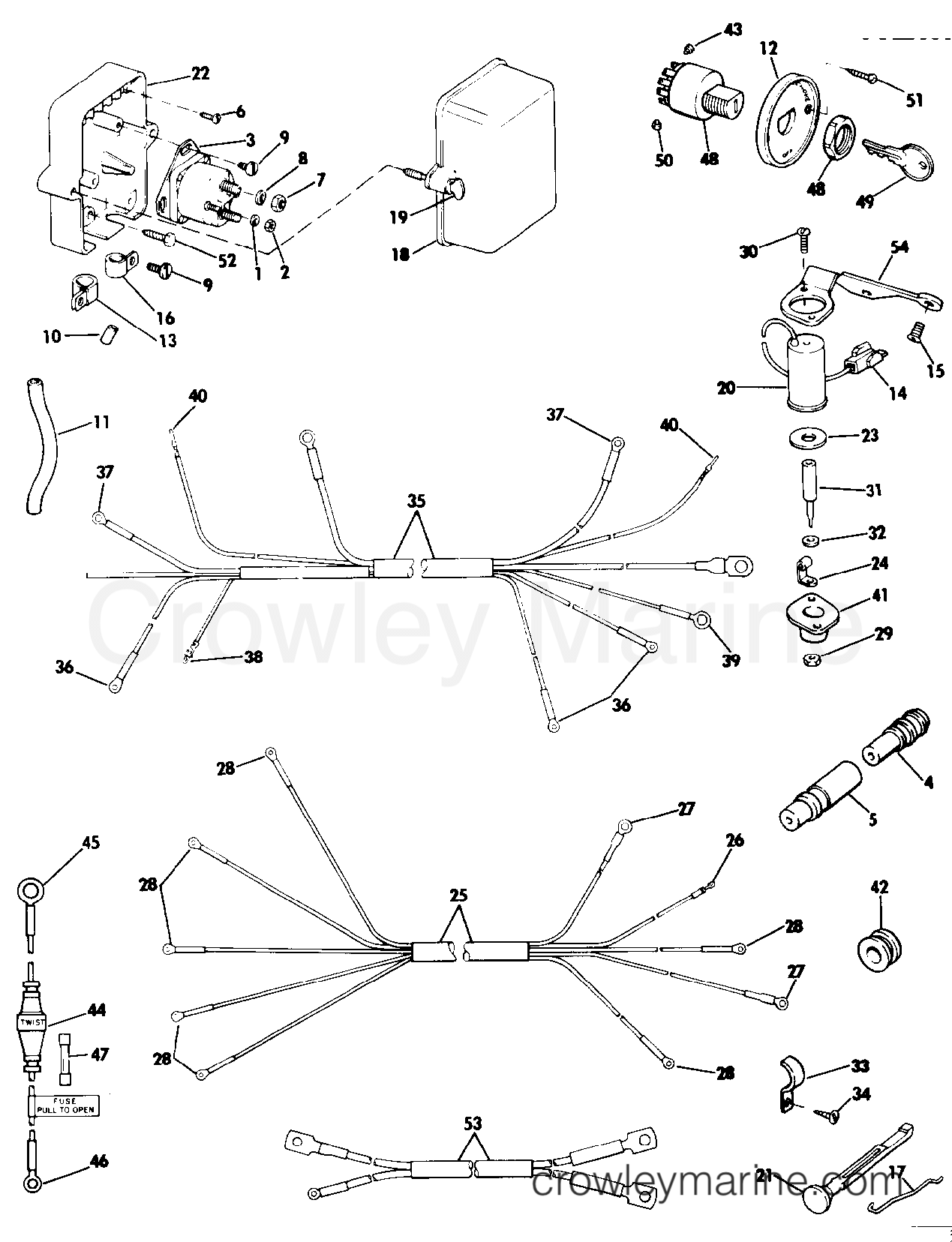 1984 Rigging Accessories - Electrical System - REMOTE STARTING KIT 9.9, 15