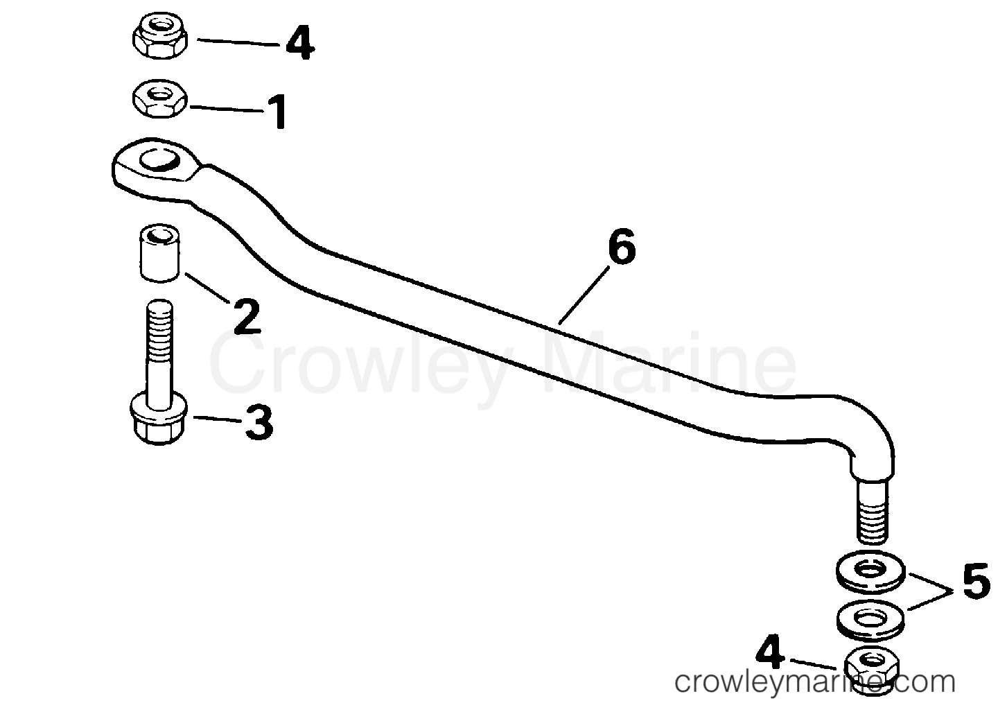 2000 Outboard 40 - J40RSSM - STEERING LINK KIT