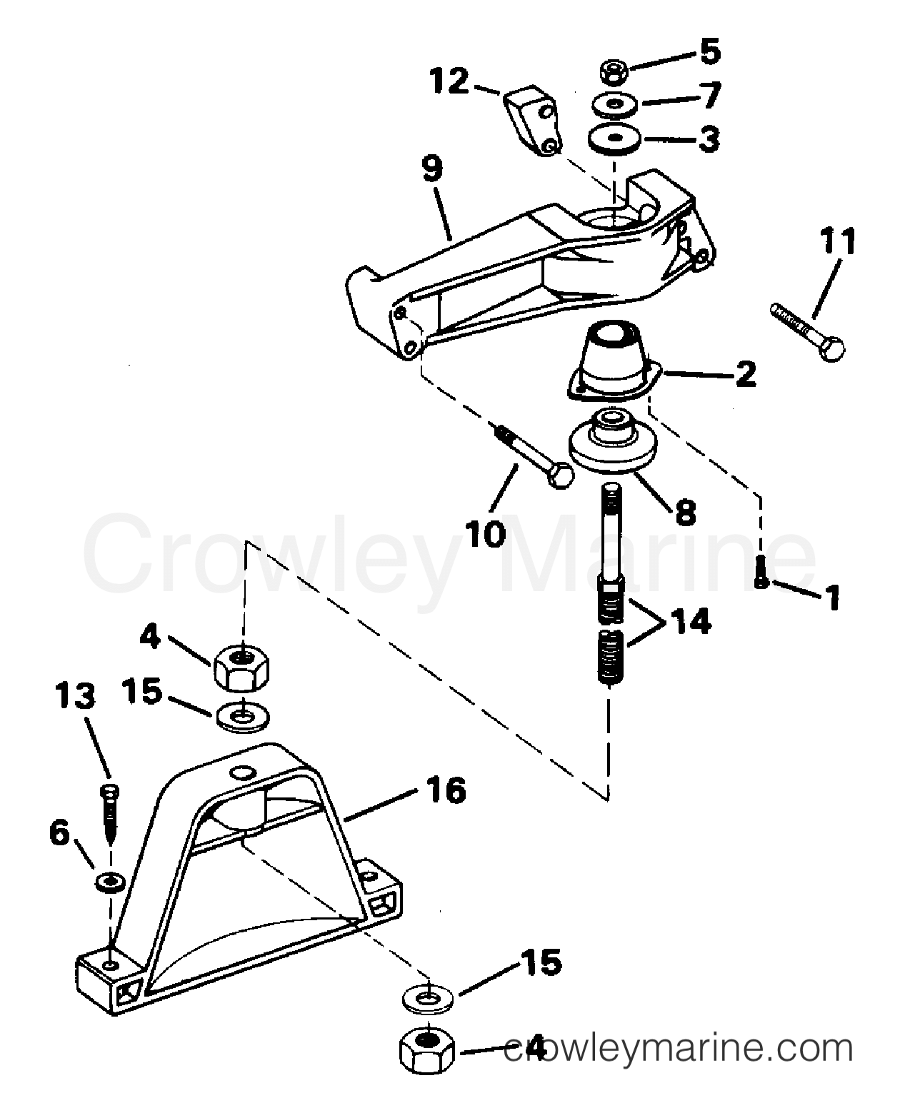 1995 Stern Drive 3 - 302CPHUB - FRONT MOUNT