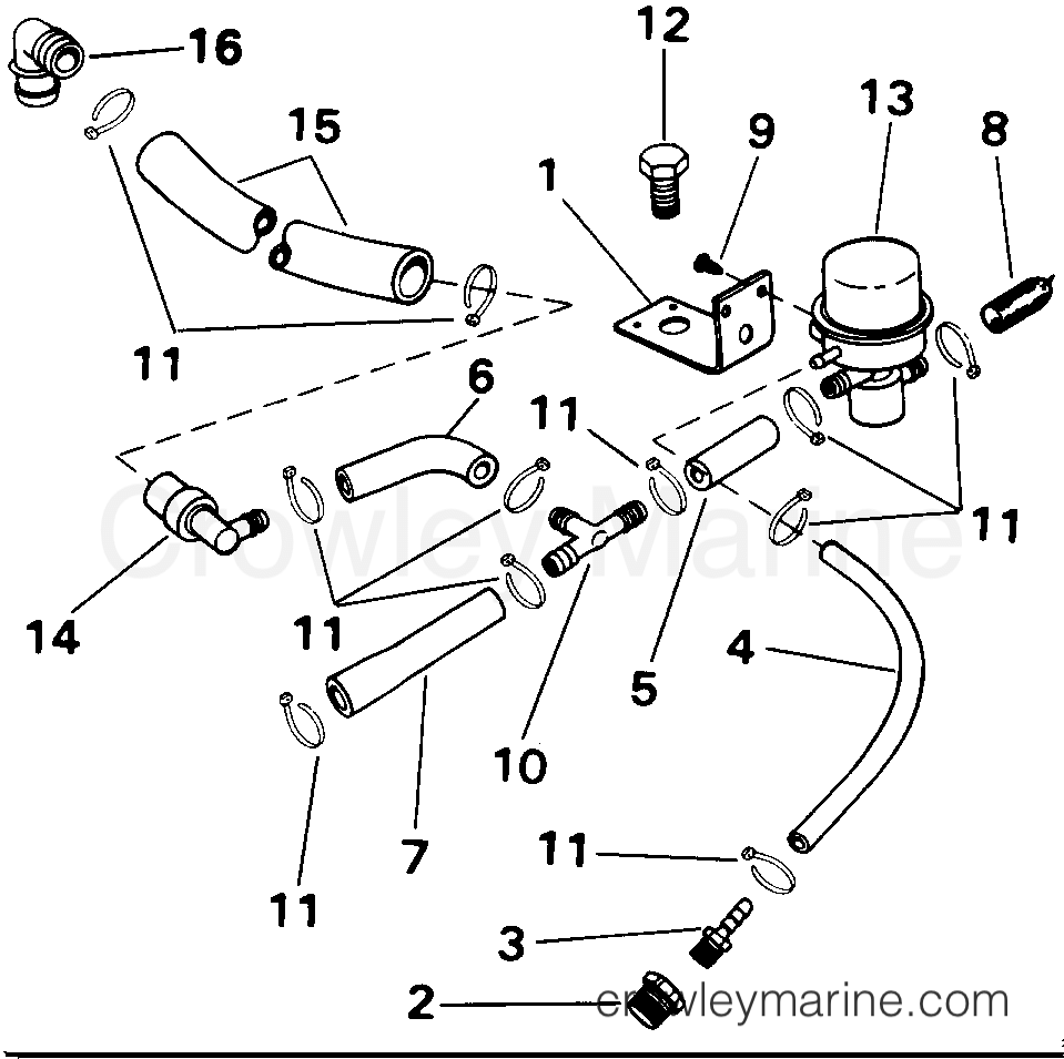 1993 Stern Drive 5.8 - 584DPPJVB - DECELERATION VALVE