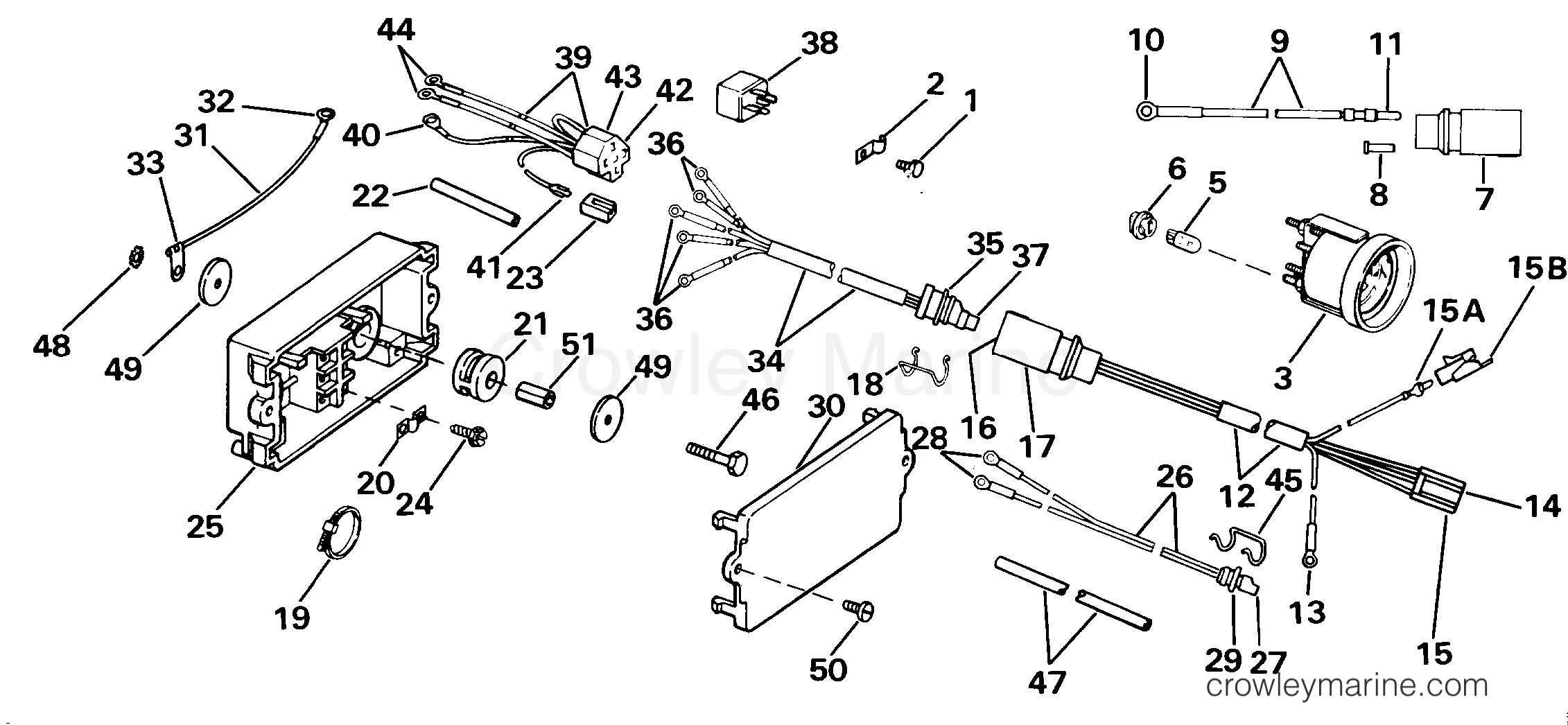 1986 Evinrude Outboards 120 - E120TLCDC POWER TRIM/TILT ELECTRICAL section