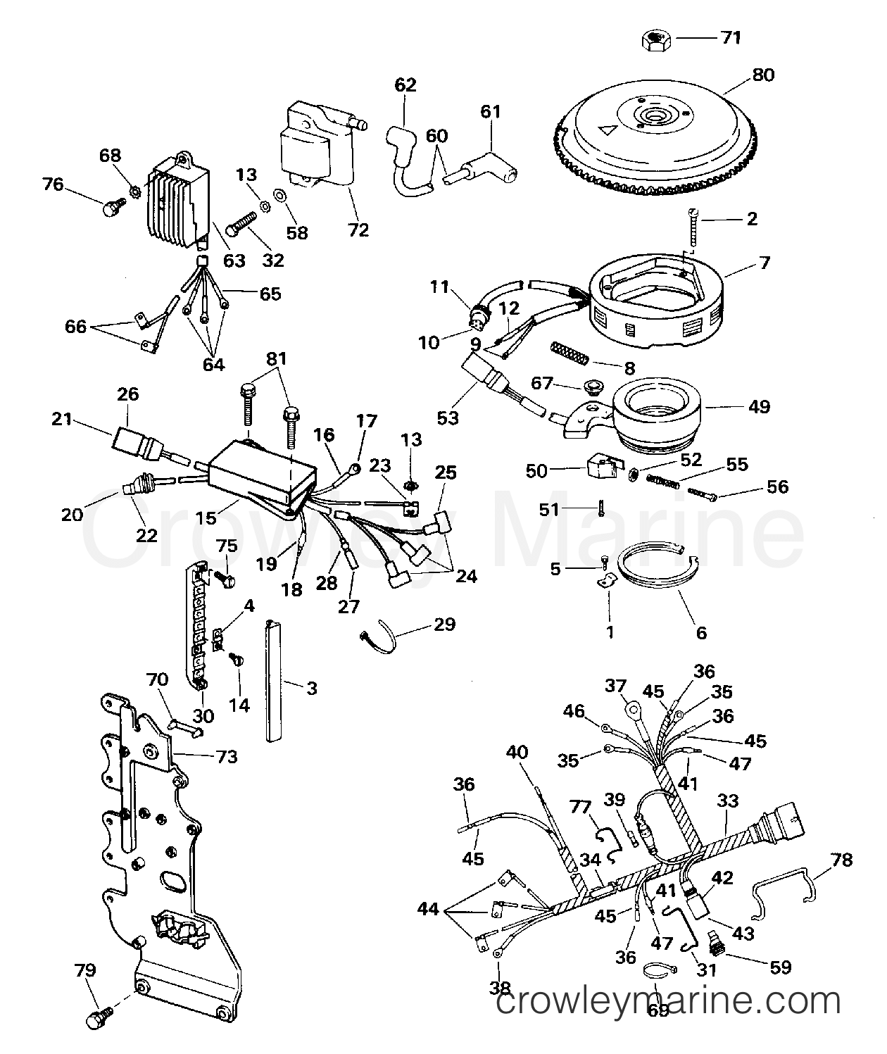 1996 Outboard 48 - E48ESLEDC - PRIMER SYSTEM