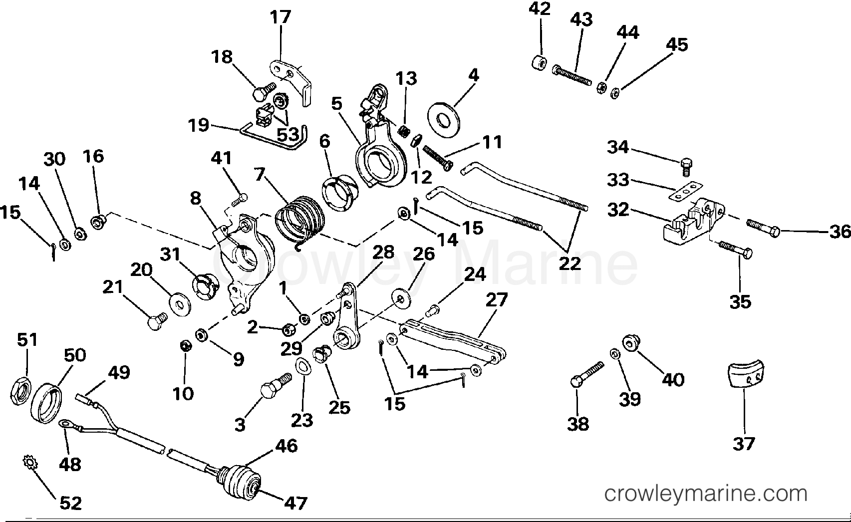 1991 Rigging Accessories - Remote Controls - REMOTE CONTROL ADAPTER KIT - 45, 55