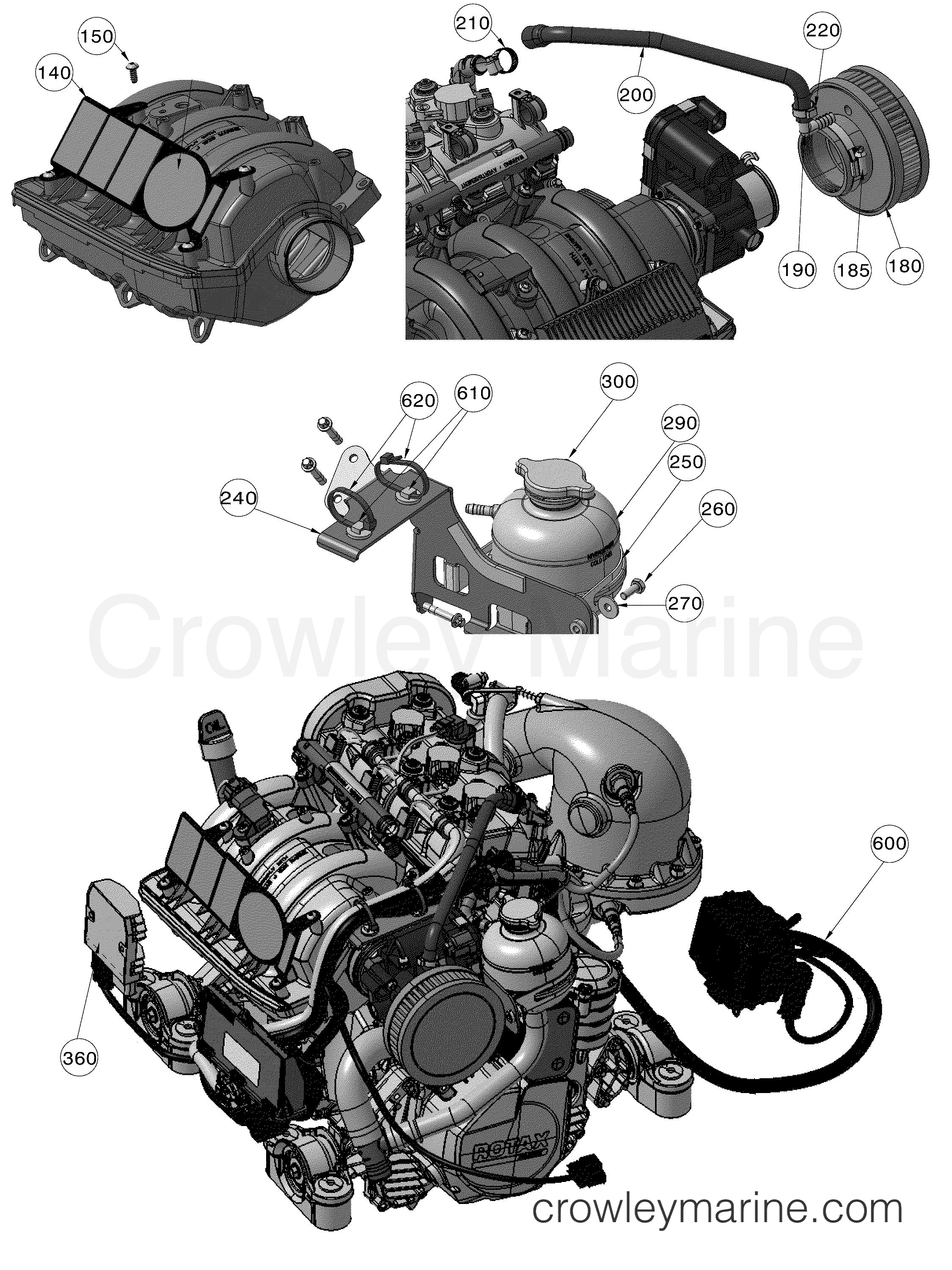 AIR FILTER, ELECTRICAL AND BRACKETS AB Powertrain 90 440030ABA