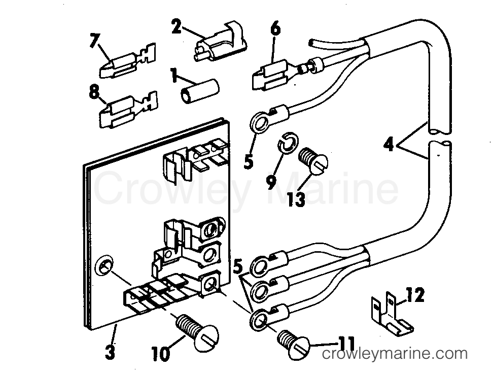 1974 Rigging Accessories - Miscellaneous - WIRING KIT-CONTROL BOX