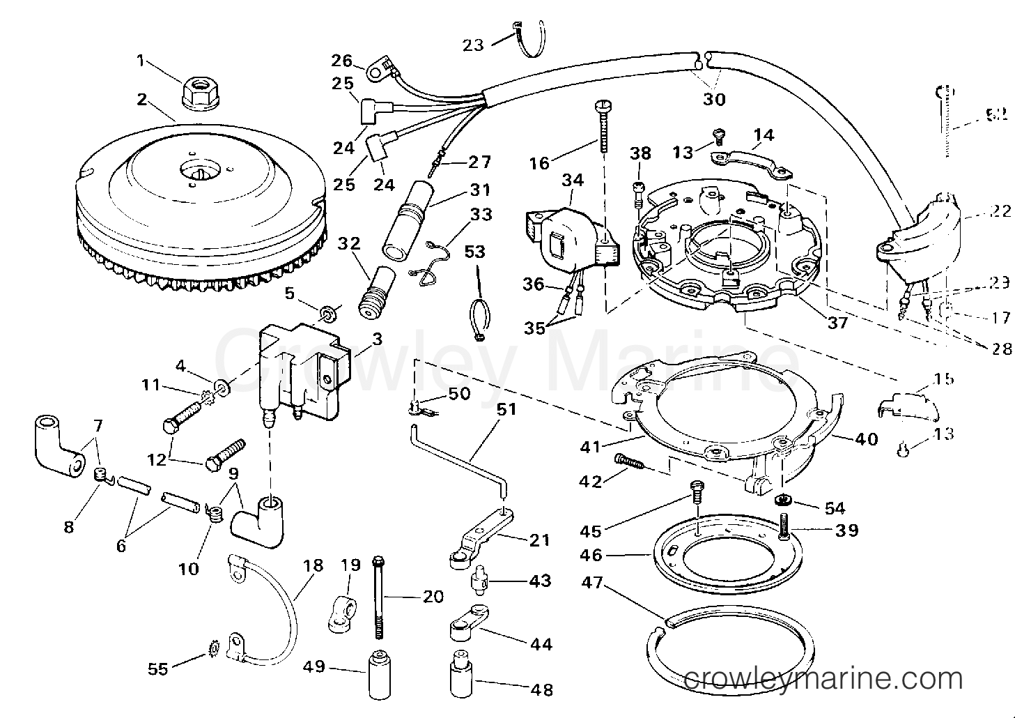 1990 Outboard 4 - J4RDHESR - IGNITION