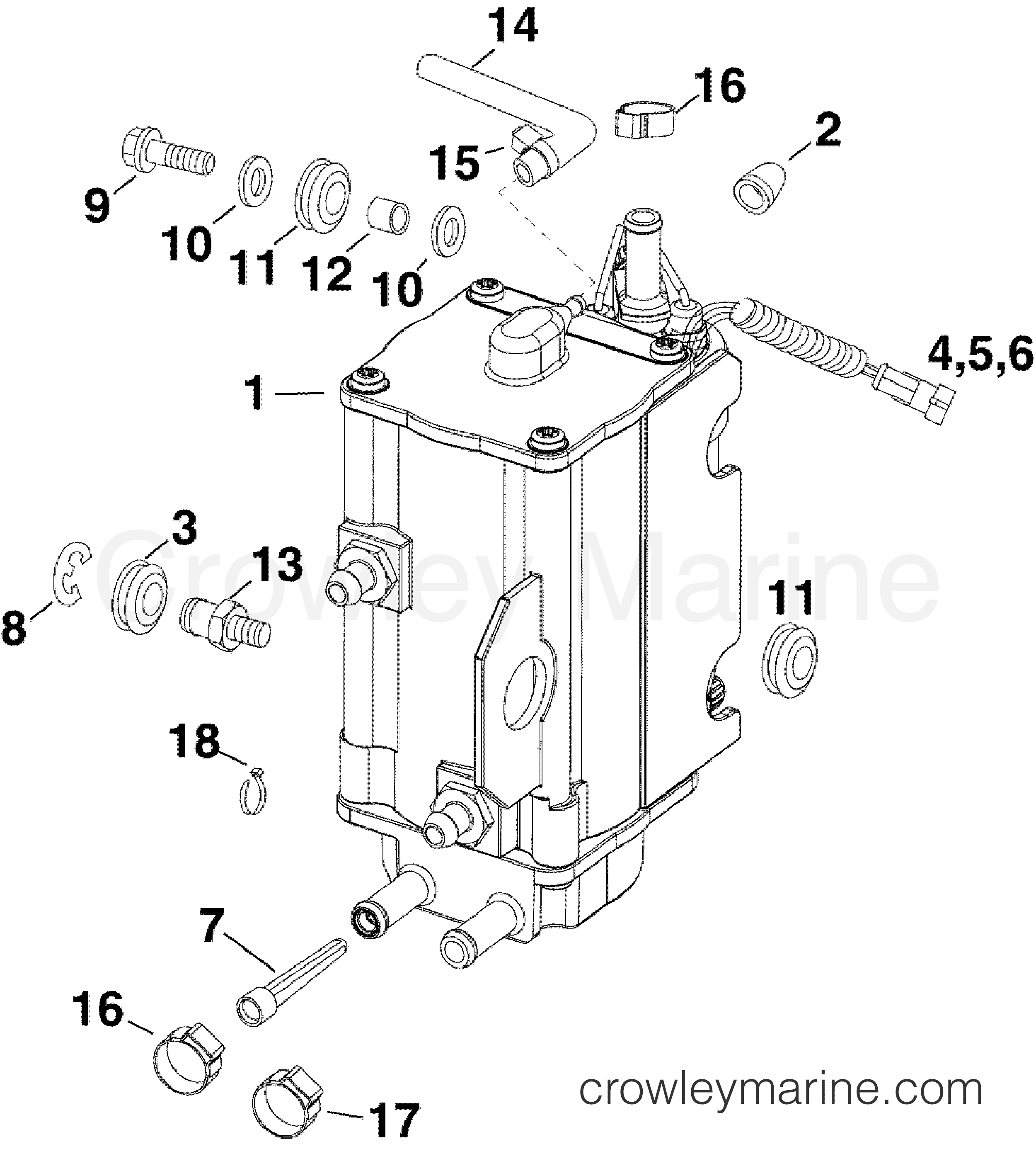 2012 Evinrude Outboards 150 - E150DCXINE FUEL PUMP & VAPOR SEPARATOR section