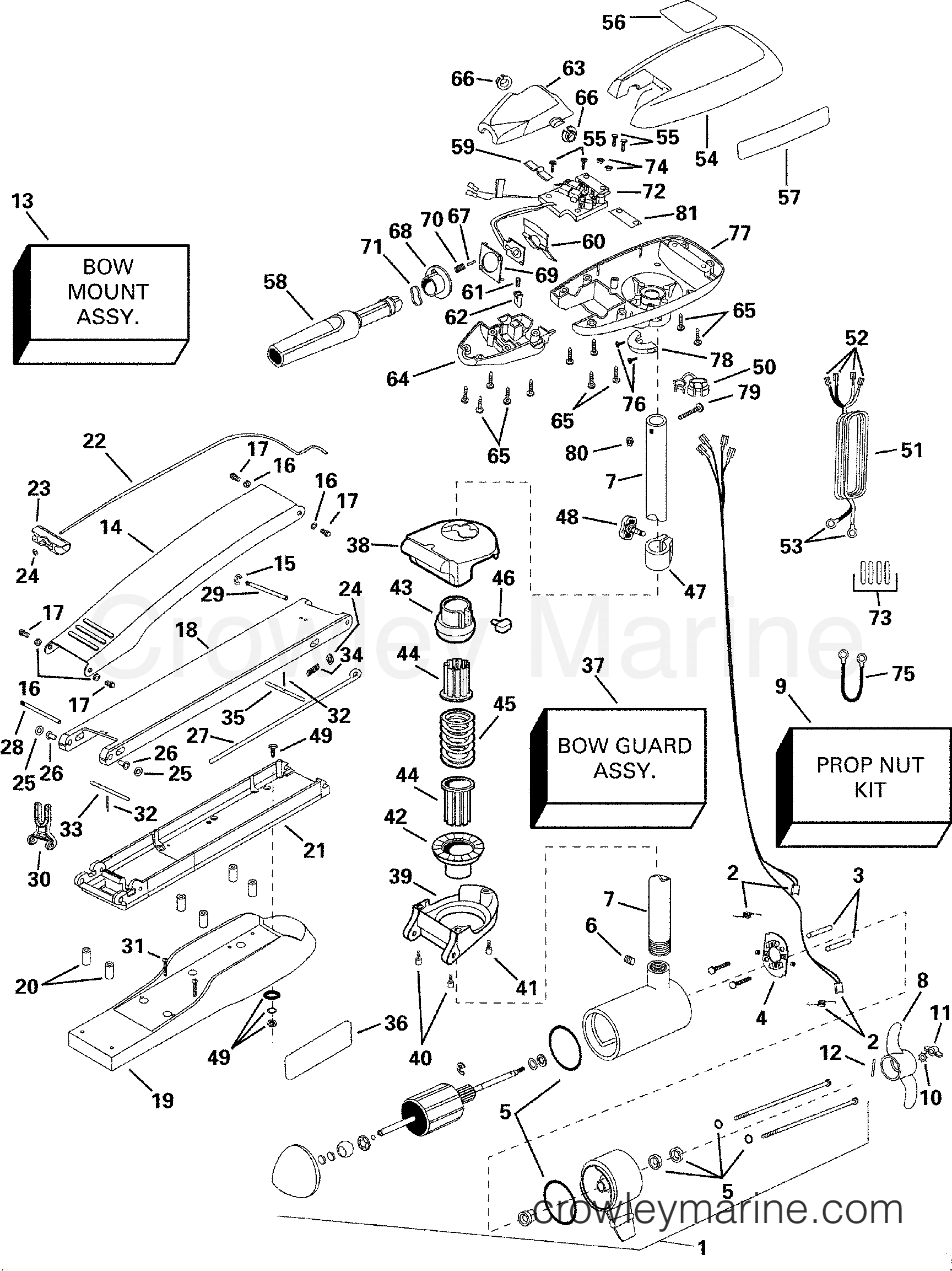 2000 Outboard 12 Volt - EFC 42F 2000 - SEAQUEST 74HP