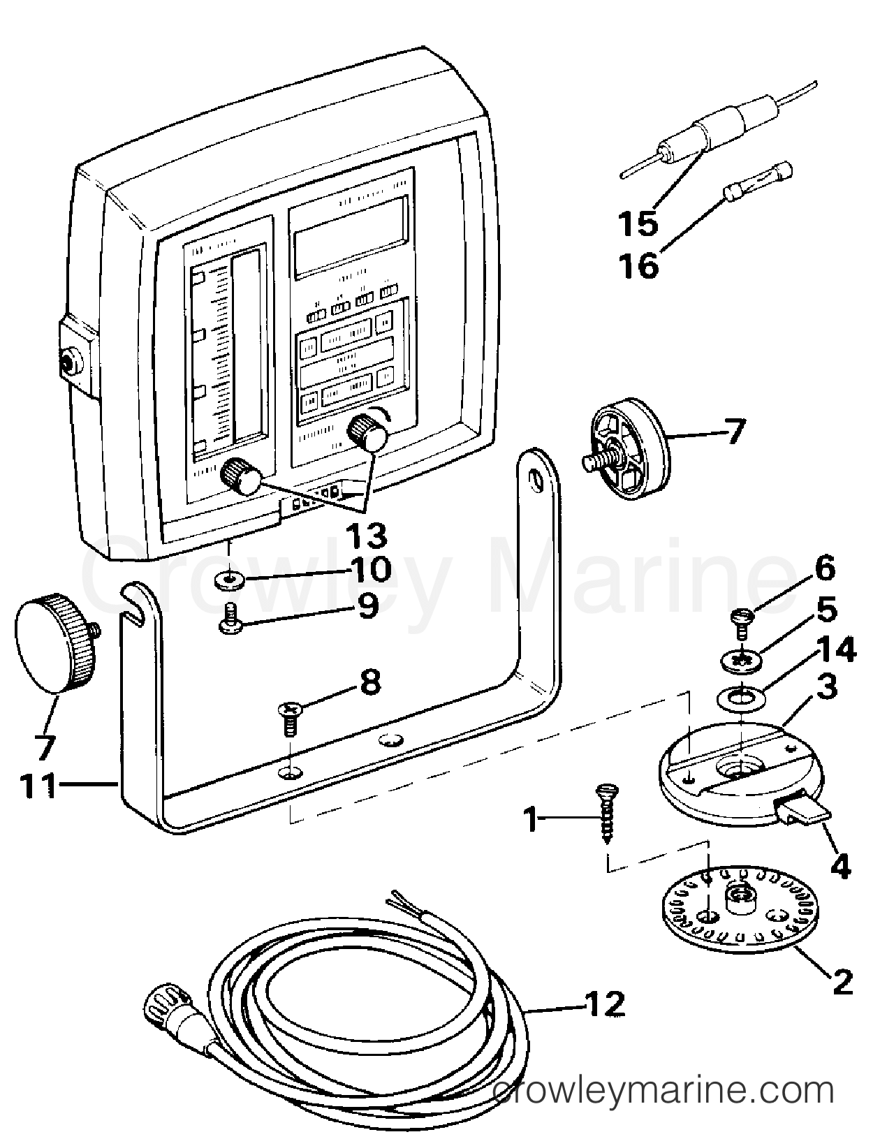 1986 Rigging Accessories - Instruments - OMC TRACKER 2000